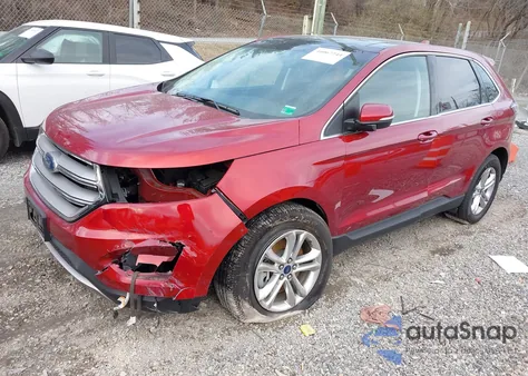 2017 Ford Edge Sel z USA, uszkodzony, nr VIN 2FMPK4J86HBC52488